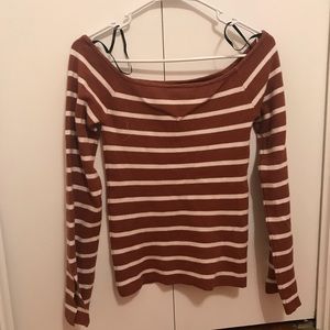 Off the shoulder sweater